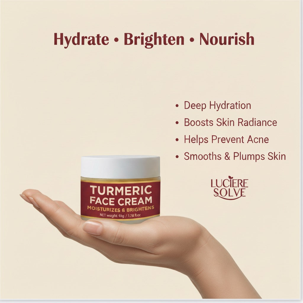 Turmeric Face Cream – Hydrating & Brightening
