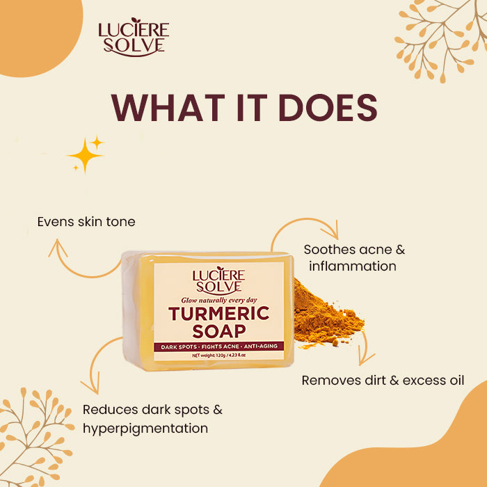 Turmeric Soap - Face & Body Cleanser